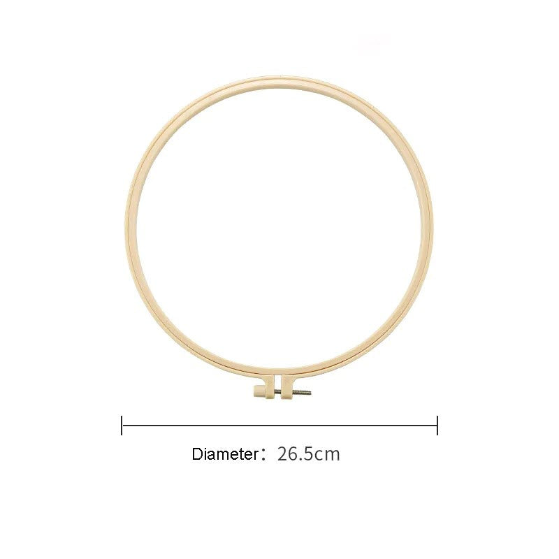 Plastic Embroidery and Cross Stitch Hoop - Round - 265 mm for embroidery, stitching and needlework