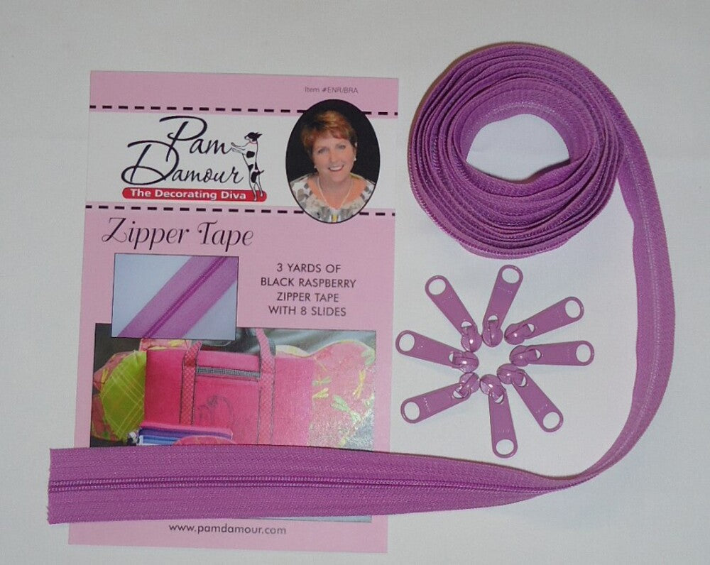Reversible Coil Zipper - #5 - 3 Yards / 8 Slides for bag making and sewing projects