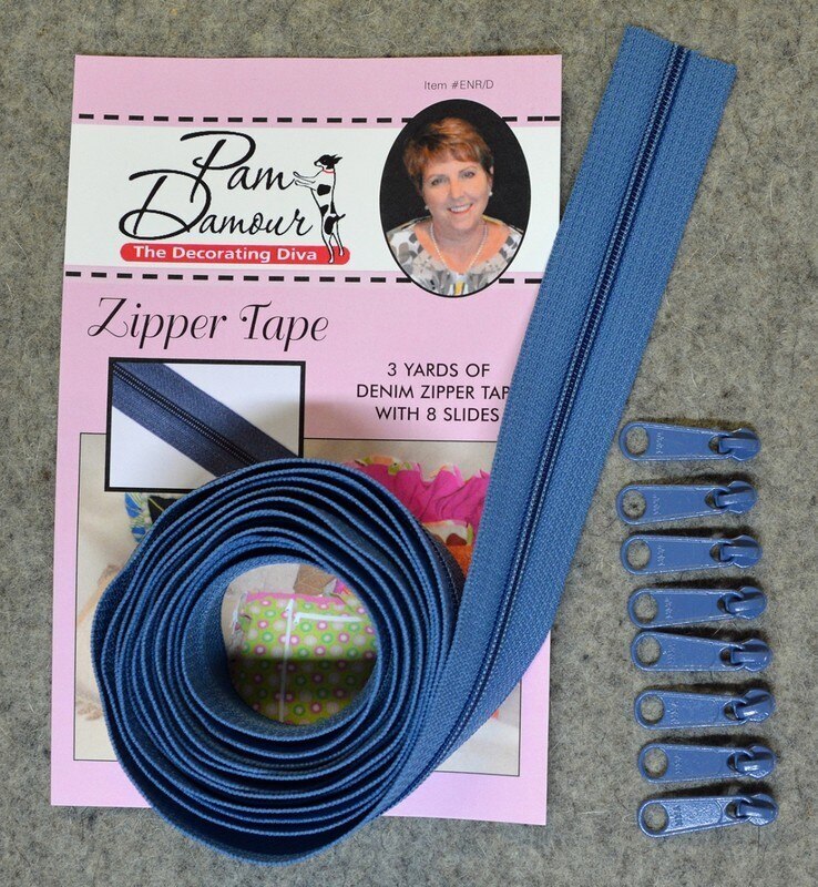 Reversible Coil Zipper - #5 - 3 Yards / 8 Slides for bag making and sewing projects