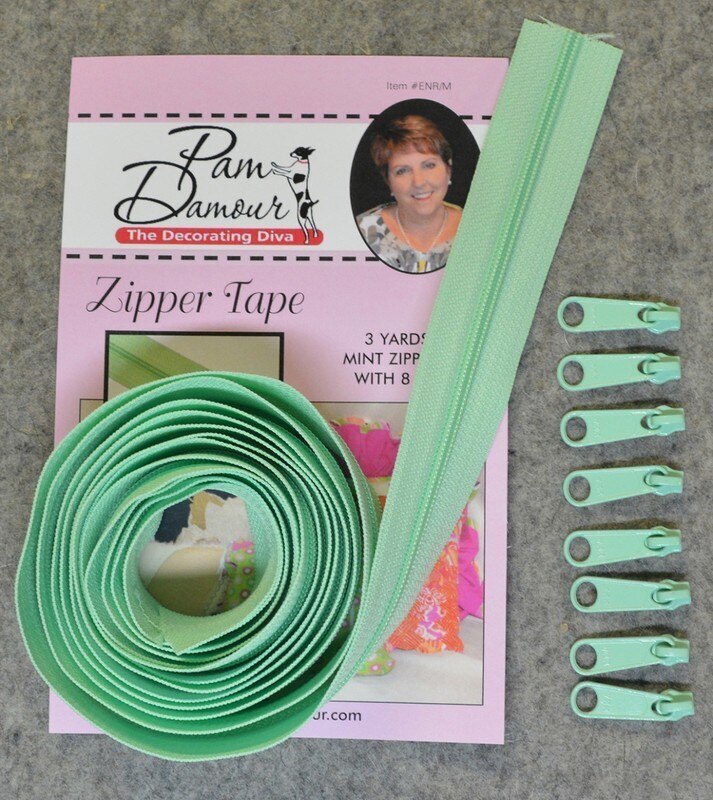 Reversible Coil Zipper - #5 - 3 Yards / 8 Slides for bag making and sewing projects