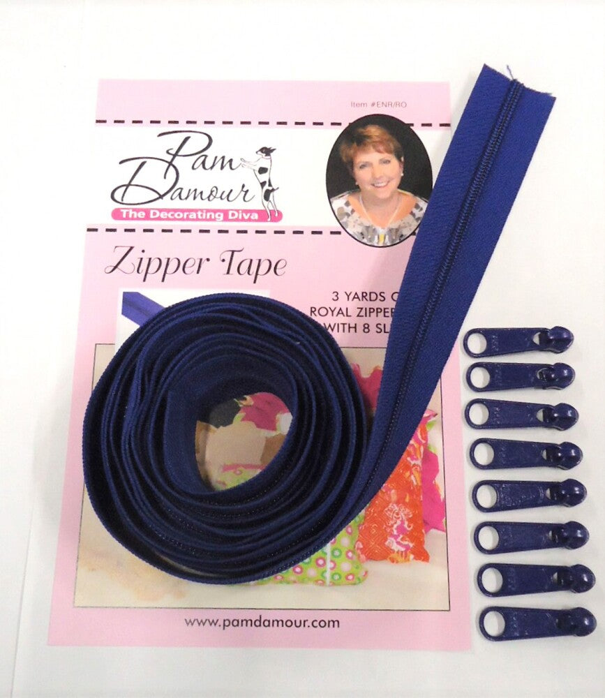 Reversible Coil Zipper - #5 - 3 Yards / 8 Slides for bag making and sewing projects