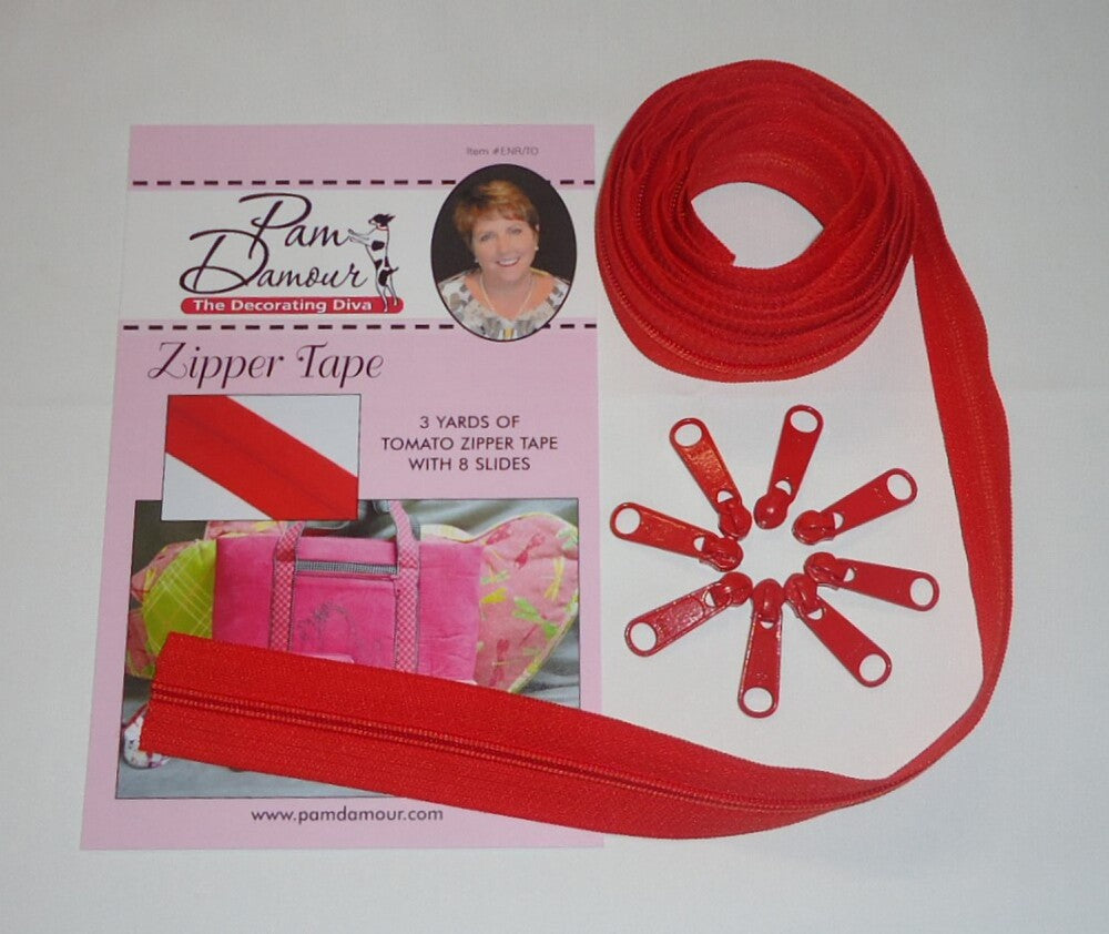 Reversible Coil Zipper - #5 - 3 Yards / 8 Slides for bag making and sewing projects