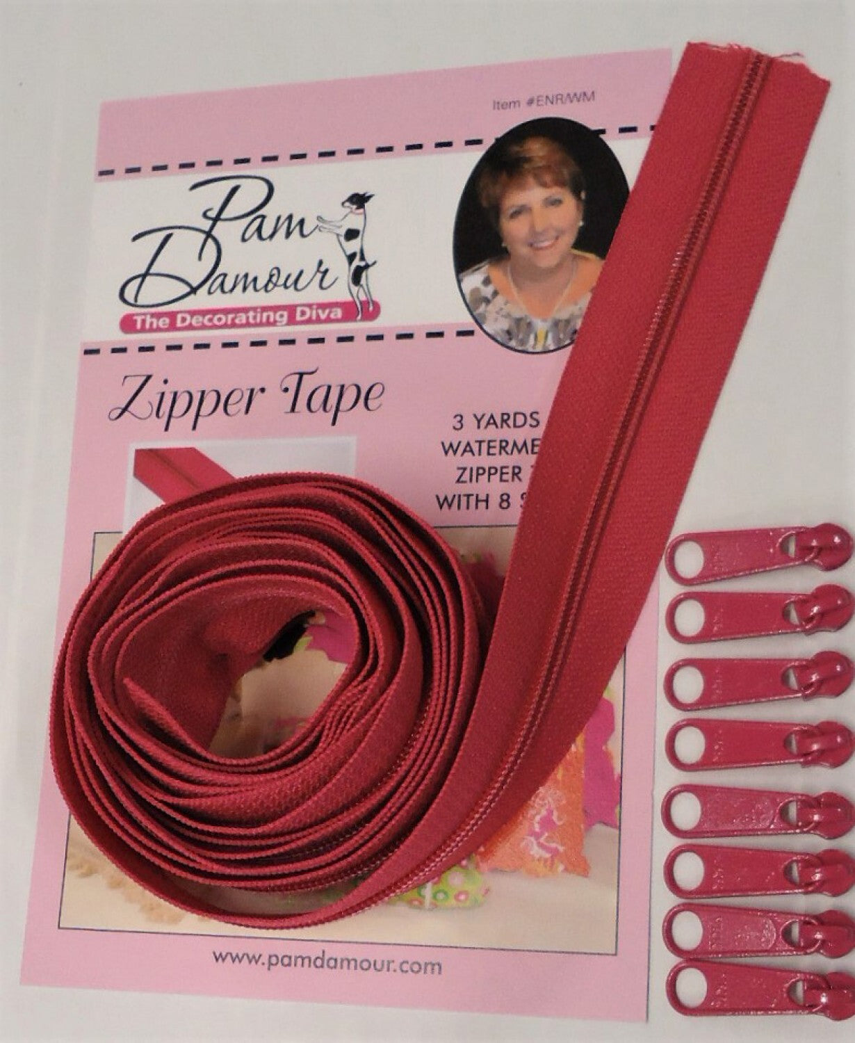 Reversible Coil Zipper - #5 - 3 Yards / 8 Slides for bag making and sewing projects