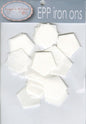 English Paper Piecing 19 mm Pentagon Iron-on x 100pc , pattern making and craft projects