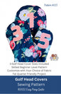 Golf Head Cover Pattern , quilting and craft projects