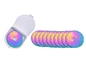 Everything Fabric 45mm Titanium Rotary Blades 10 Pack