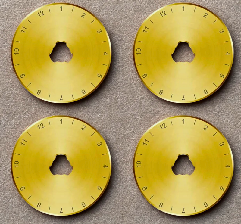 45mm Titanium Rotary Cutter Blades , quilting and fabric cutting