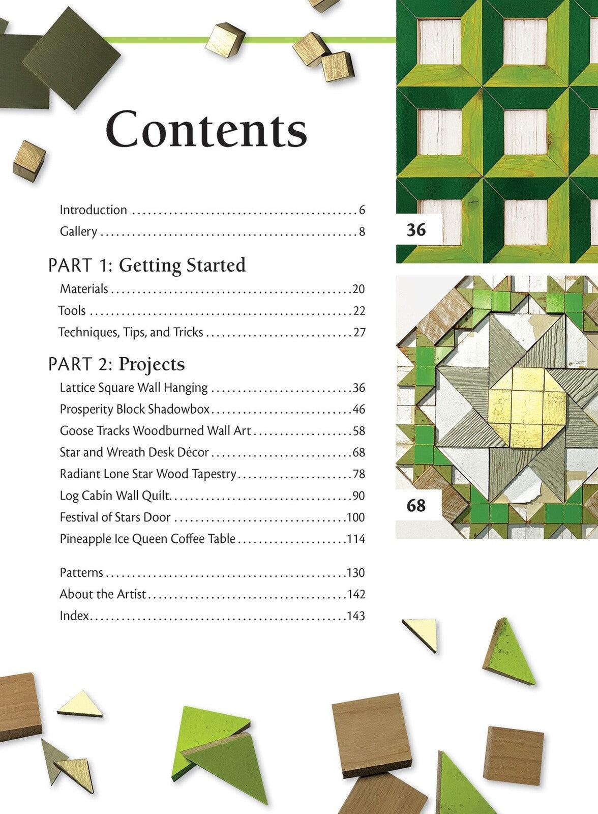 Wood Mosaic Projects: Classic Quilt Block Designs in Wood Book , quilting and craft projects