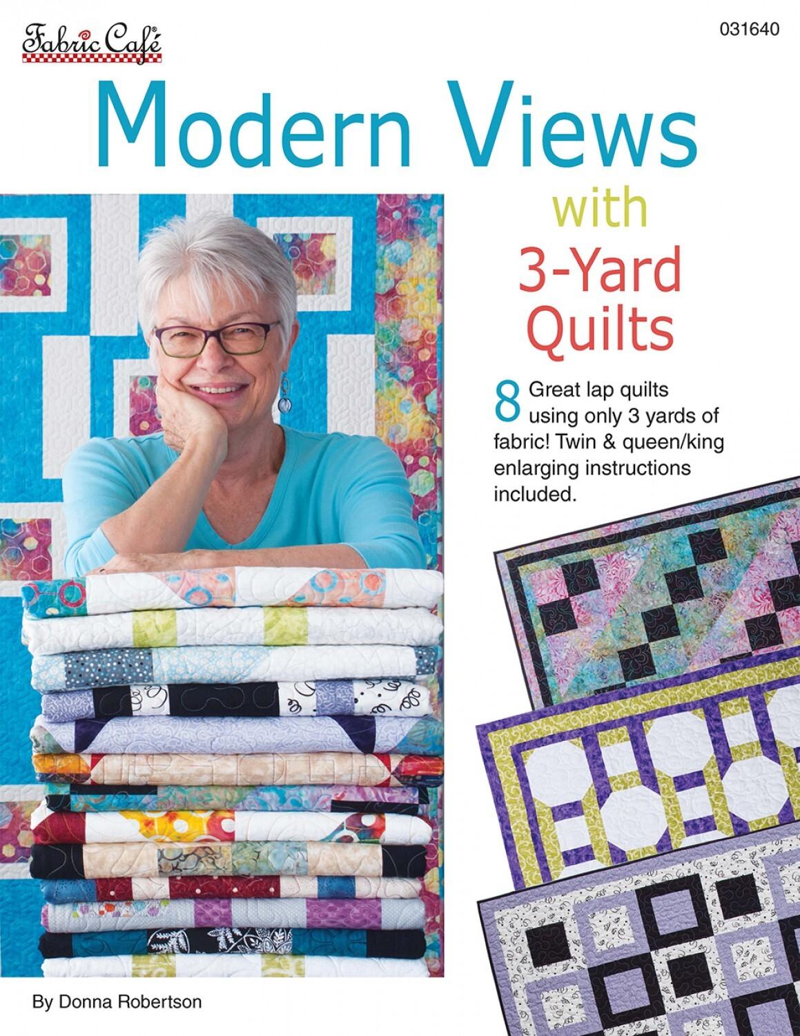 3-Yard Quilts - Modern views BOOK , quilting and craft projects