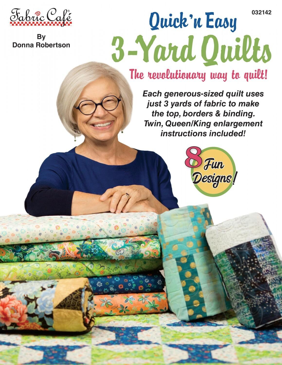 3-Yard Quilts - Quick & Easy Book , quilting and craft projects