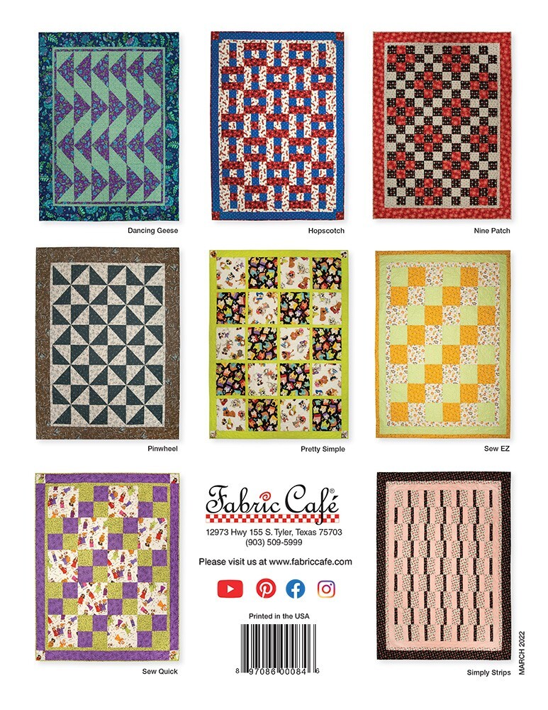 3-Yard Quilts - Quilt Favourites Book , quilting and craft projects