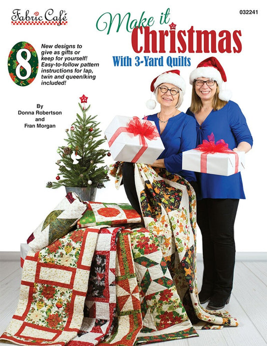 3-Yard Quilts - Make it Christmas BOOK , quilting and craft projects