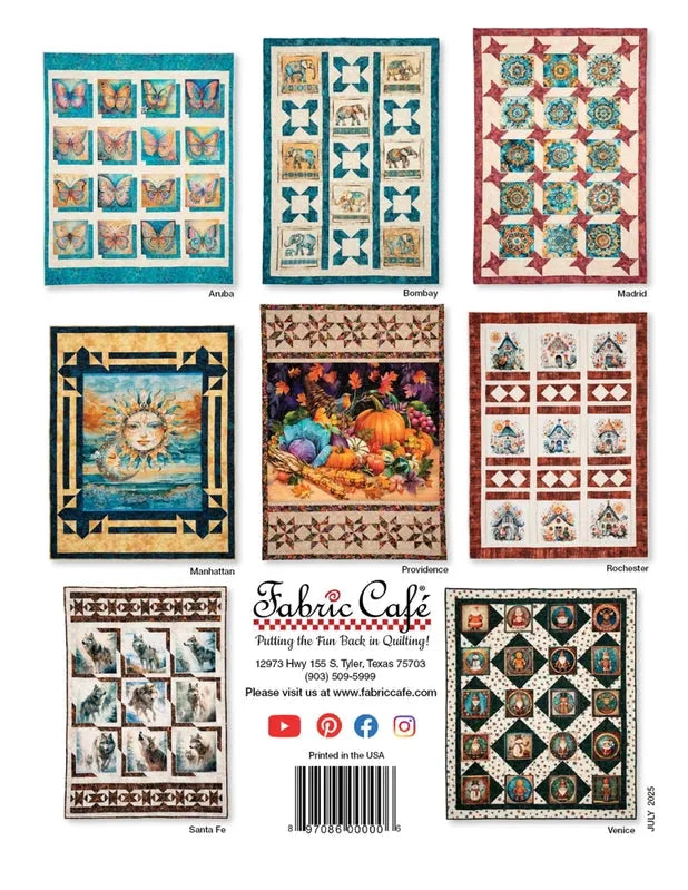 Panel Perfect 3-Yard Quilts Book for patchwork, quilting and sewing