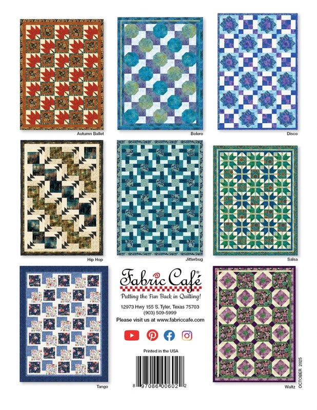 Fabric Cafe - Step It Up With 5-Yard Quilts for patchwork, quilting and sewing