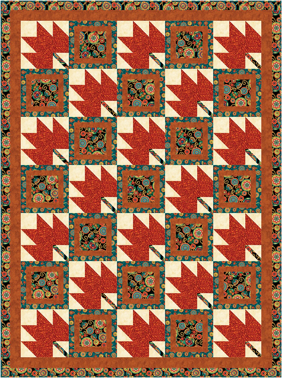 Fabric Cafe - Step It Up With 5-Yard Quilts – project preview 2