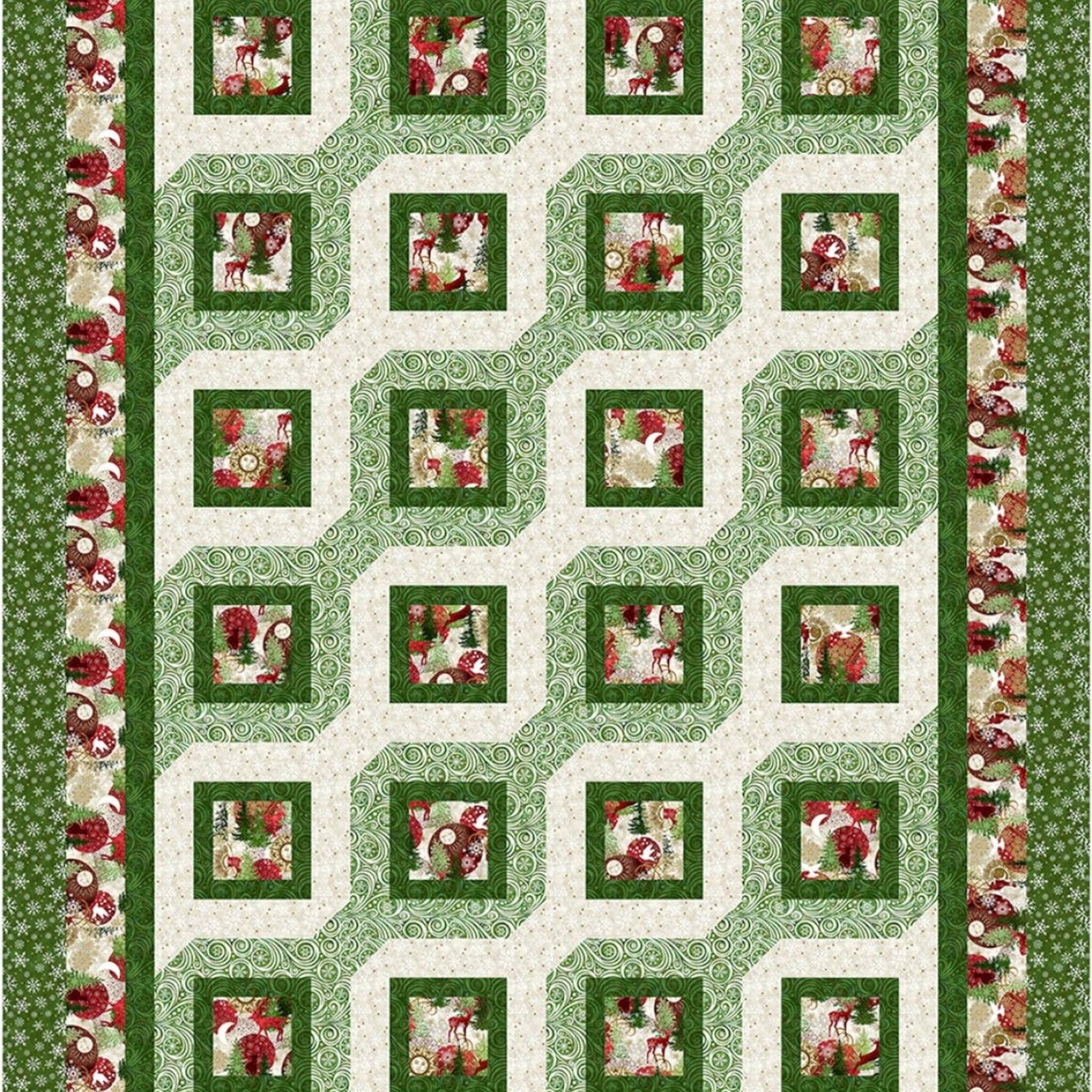 Holly Jolly 5-yard Quilts