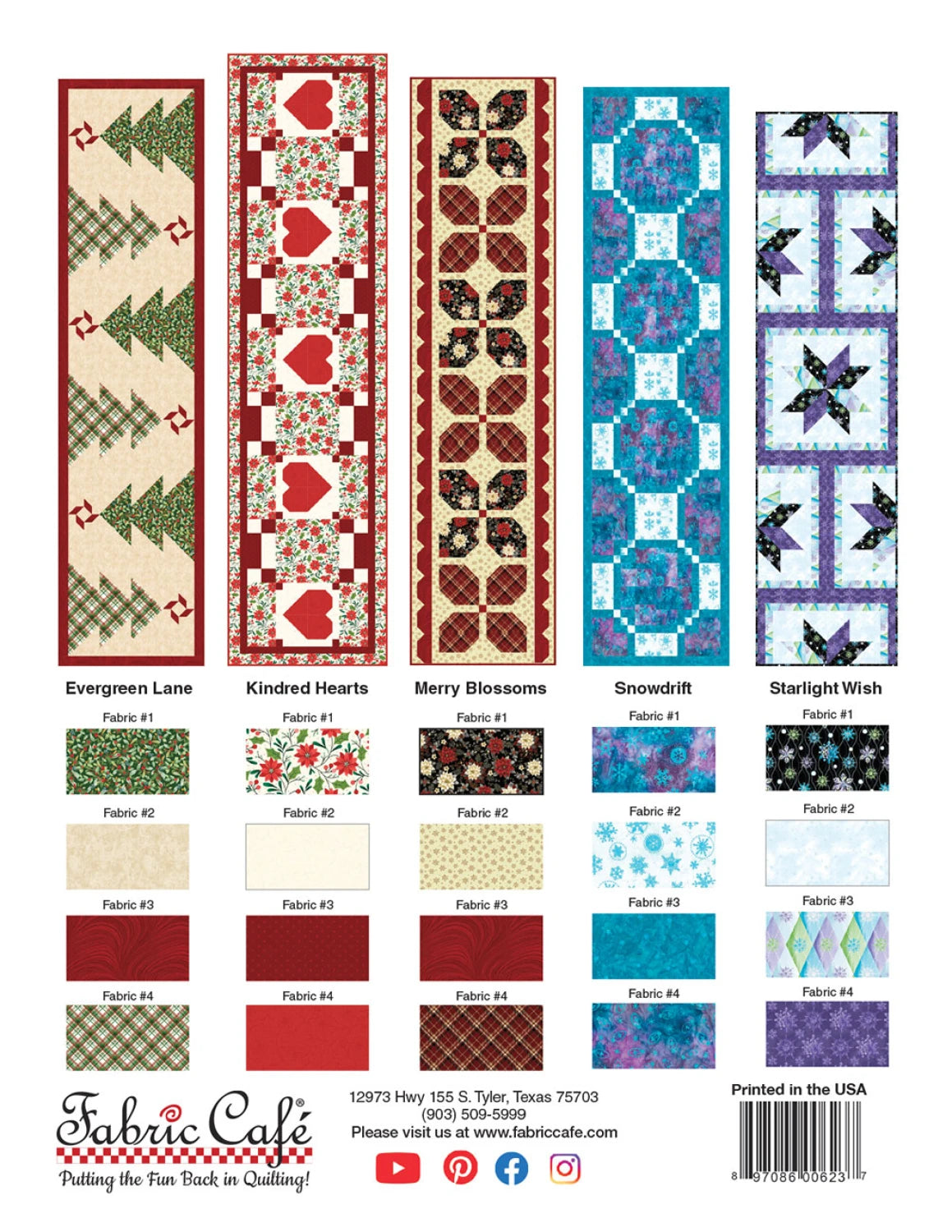 Festive Gatherings Table Runners Book