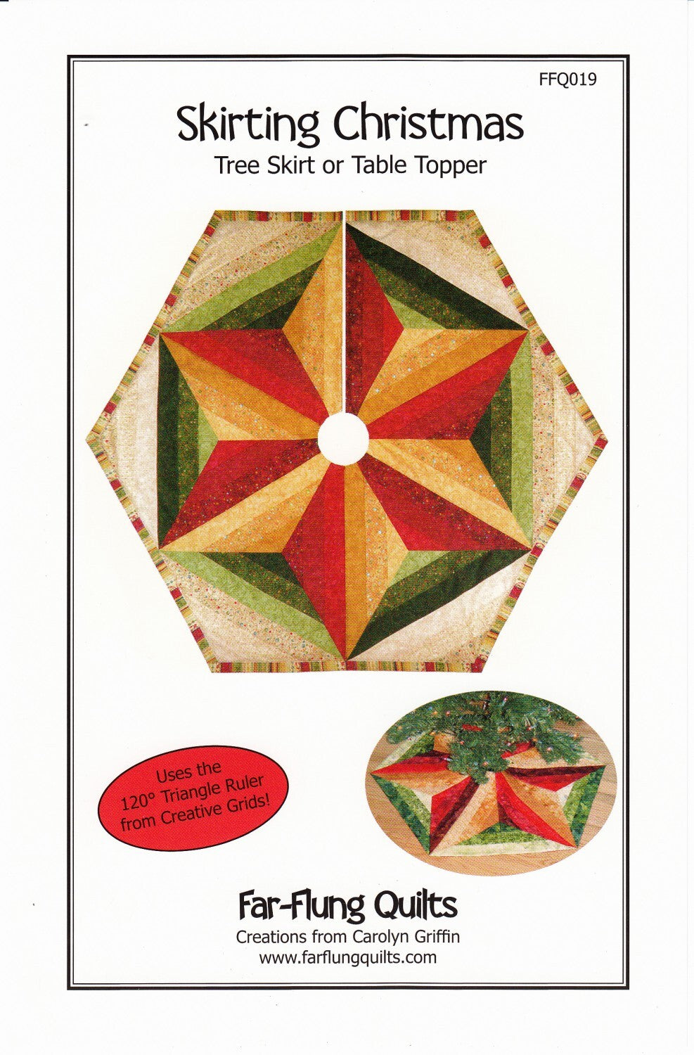 Skirting Christmas Pattern , quilting and craft projects