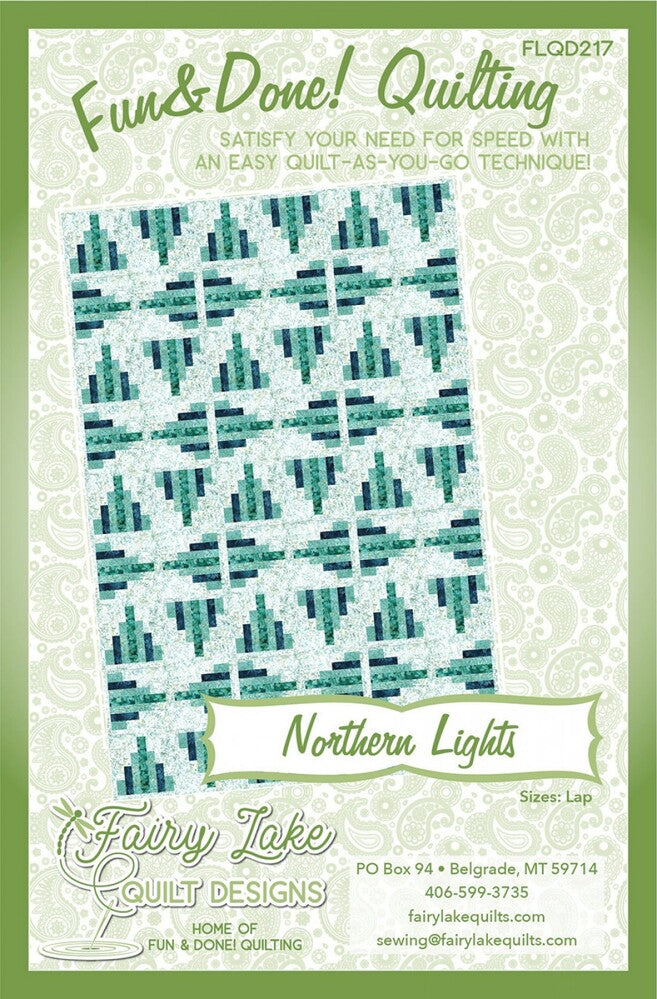 Fun & Done! Quilting Pattern - NORTHERN LIGHTS , quilting and craft projects