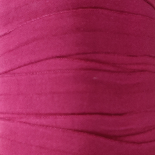 Fold Over Elastic 20 mm Matte - Sangria for garments, sewing and bag making projects