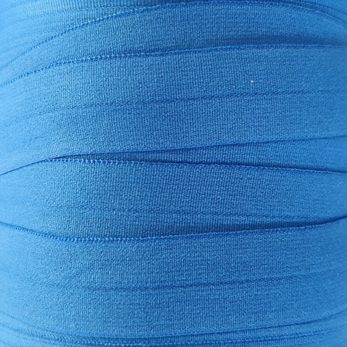 Fold Over Elastic 20 mm Matte - Turquoise for garments, sewing and bag making projects