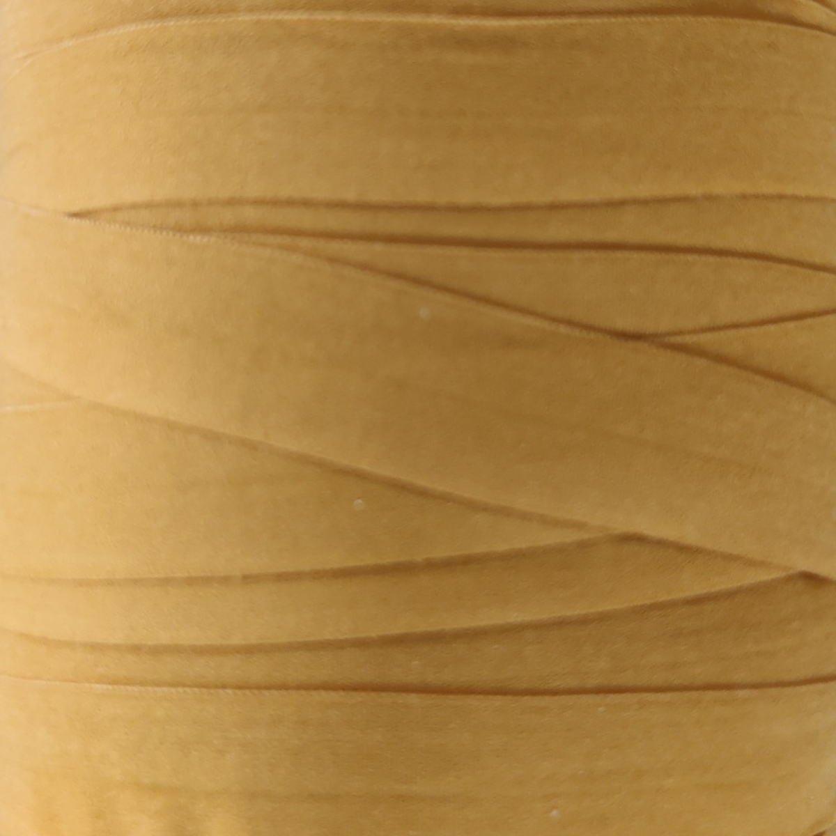 Fold Over Elastic 20 mm Matte - Dark Mustard for garments, sewing and bag making projects