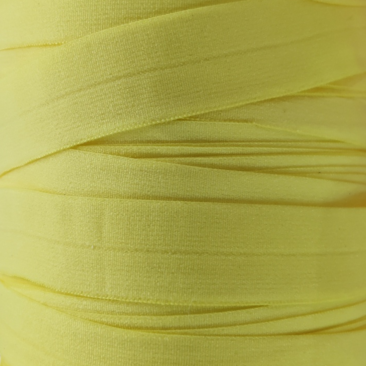 Fold Over Elastic 20 mm Matte - Bumblebee for garments, sewing and bag making projects