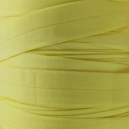 Fold Over Elastic 20 mm Matte - Bumblebee for garments, sewing and bag making projects