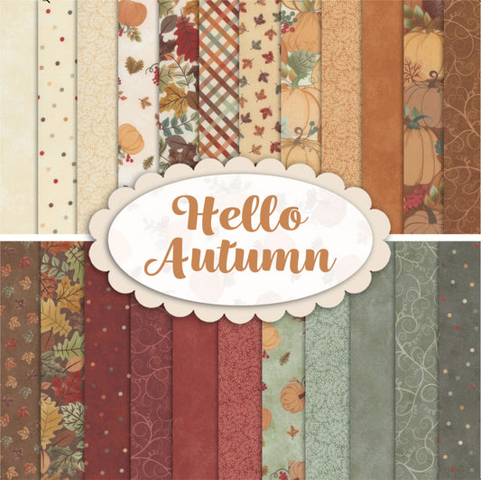 Hello Autumn - FQ Bundle - 23 pc sewing and quilting product