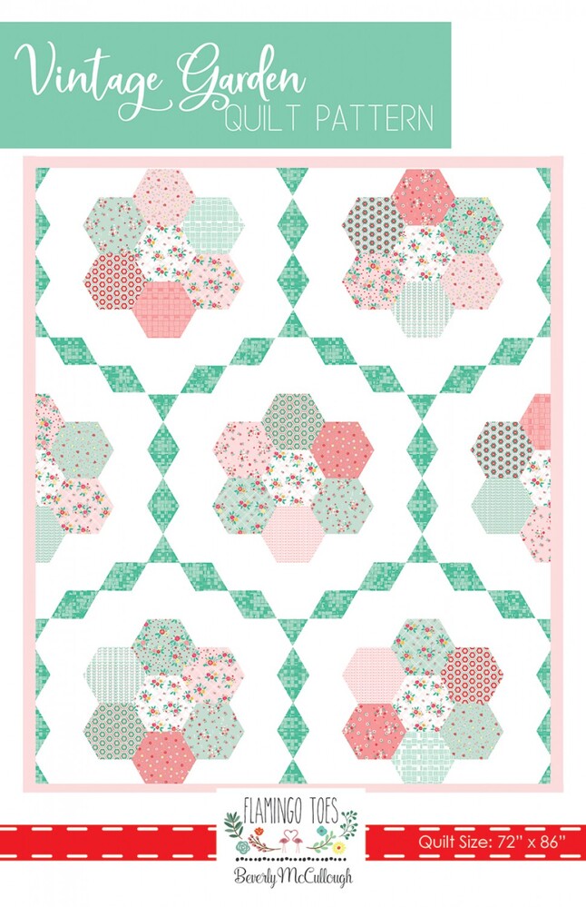 Vintage Garden Quilt Pattern , quilting and craft projects