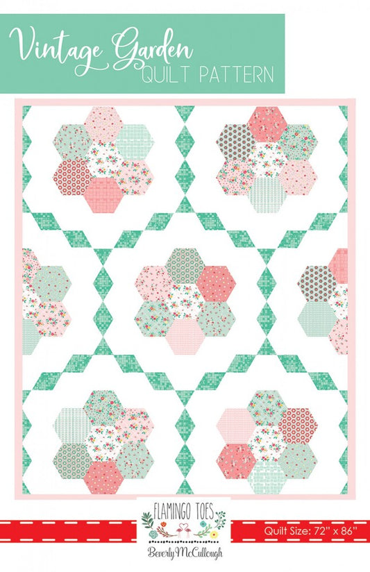 Vintage Garden Quilt Pattern , quilting and craft projects