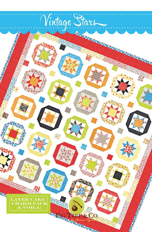 Vintage Stars Quilt Pattern , quilting and craft projects