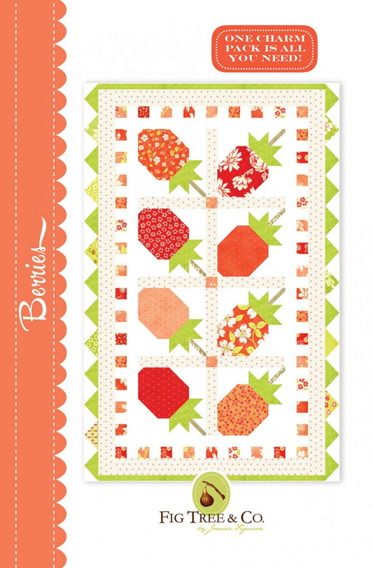 Berries Runner Pattern , quilting and craft projects
