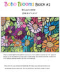 Laura Heine BOHO Blooms Block #2 Collage Pattern , quilting and craft projects