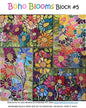 Laura Heine BOHO Blooms Block #5 Collage Pattern , quilting and craft projects