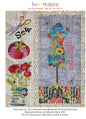 Sew Happy Collage Quilt Pattern - Laura Heine , quilting and craft projects