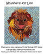 Whatevers! #57 Lion Collage Pattern , quilting and craft projects