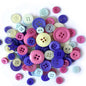 Variety Buttons Handbag Tote Bag - Spring Theme for garments, sewing and craft projects