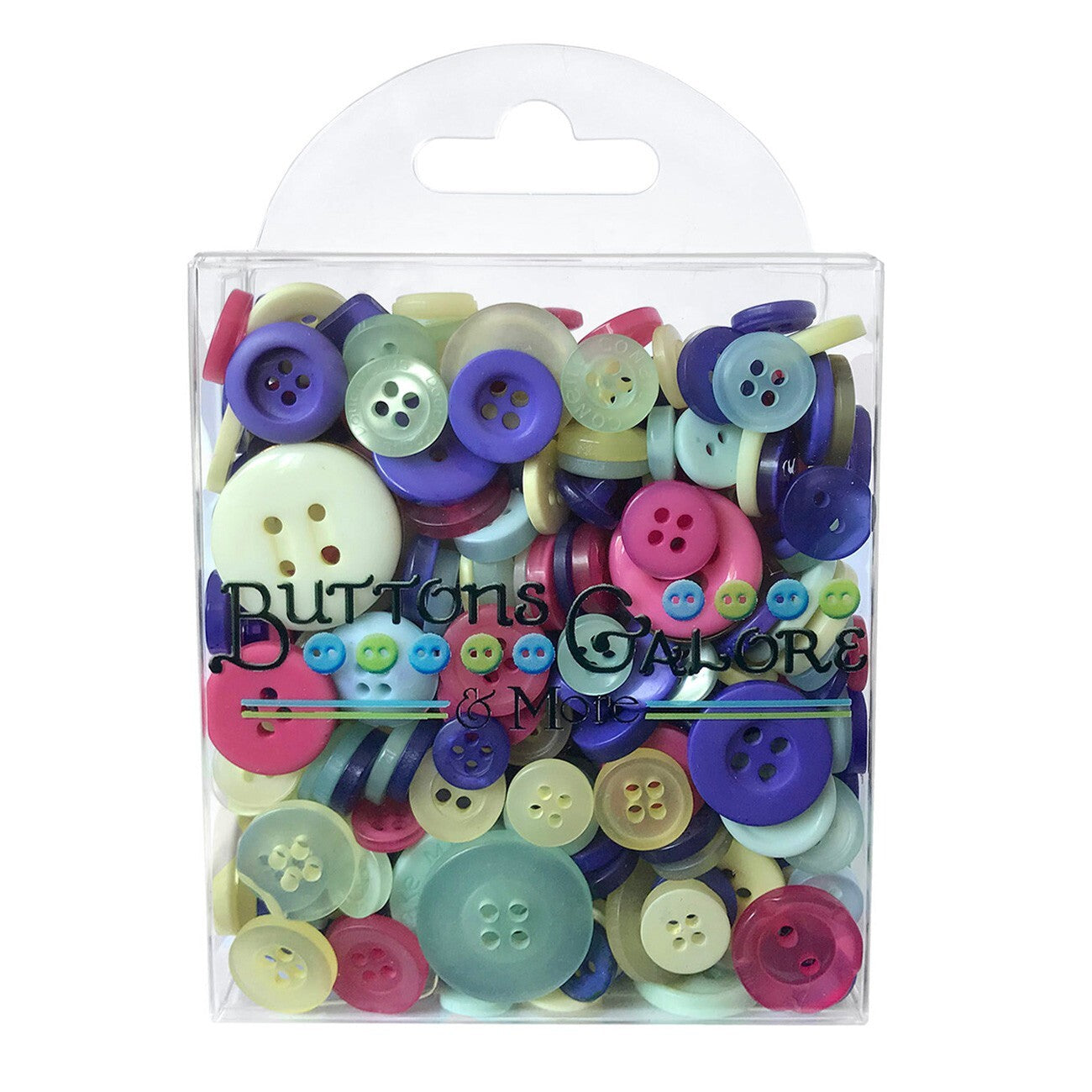 Variety Buttons Handbag Tote Bag - Spring Theme for garments, sewing and craft projects