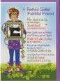 Greeting Card Faithful Quilter sewing and quilting product