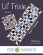 Gudrun Erla - Lil Trixie Table Runner Pattern , quilting and craft projects