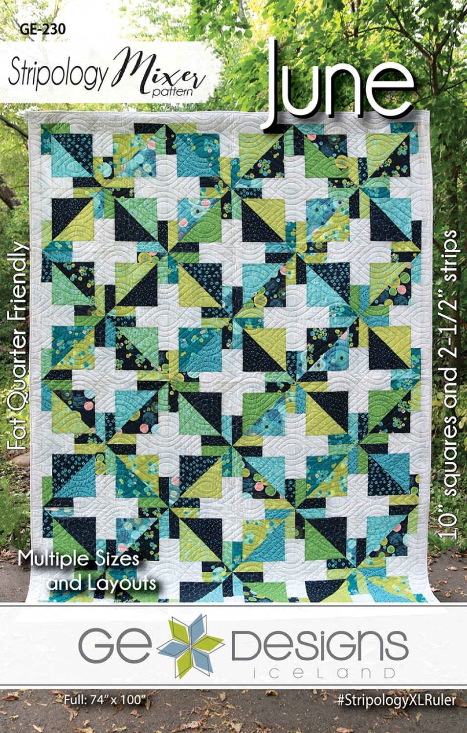Gudrun Erla - JUNE Quilt Pattern , quilting and craft projects