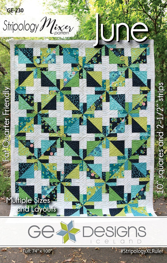 Gudrun Erla - JUNE Quilt Pattern , quilting and craft projects