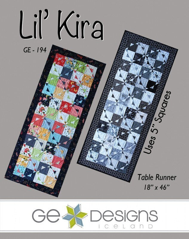 Lil’ Kira Table Runner Pattern , quilting and craft projects