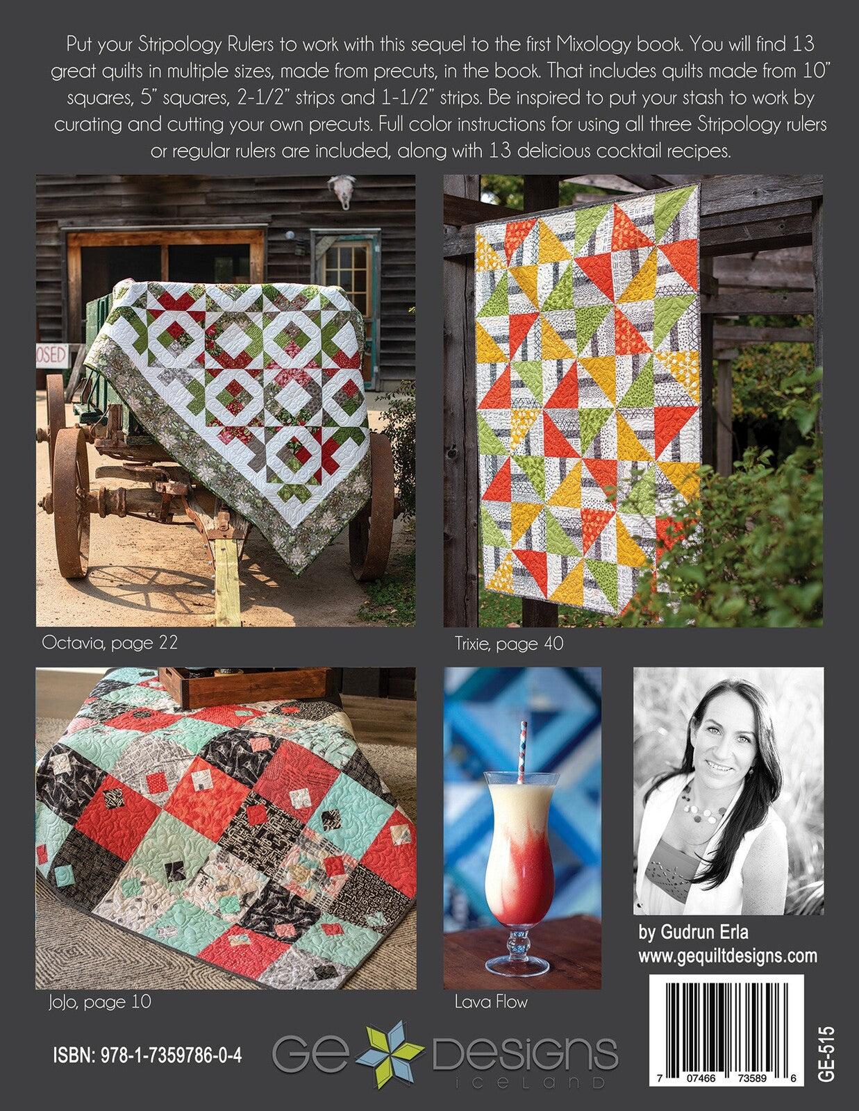 Stripology Mixology 2 Book - Gudrun Erla , quilting and craft projects