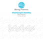 Pantograph - Champagne Bubbly Paper , pattern making and craft projects