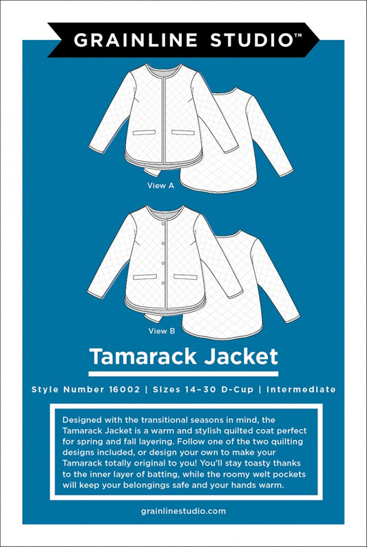 Tamarack Jacket Pattern Size 14-30 , quilting and craft projects