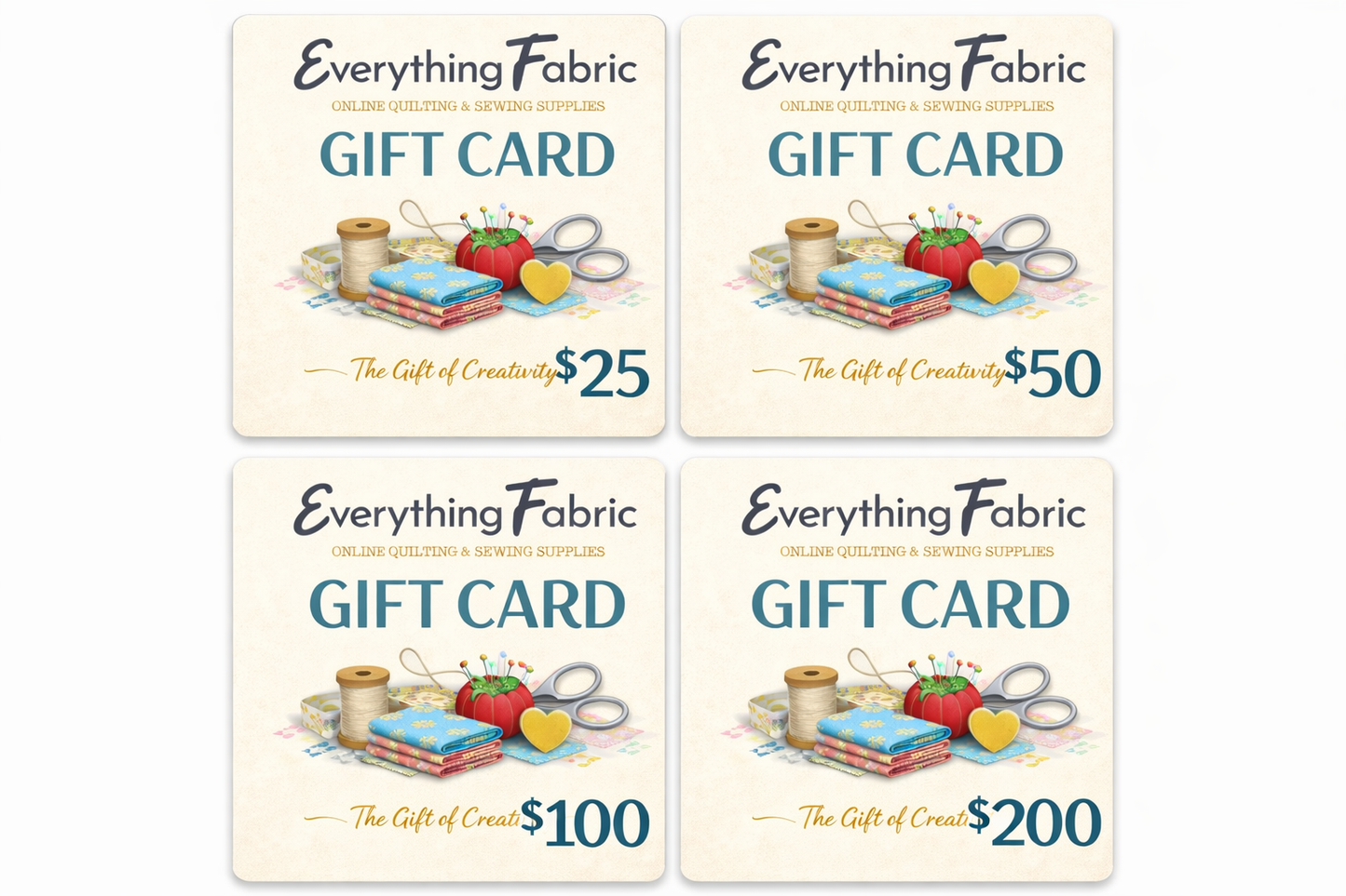 Everything Fabric Gift Card