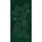 Sashiko Geometric Circles Collection – 3 Designs Green