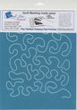 Full Line Stencil Stipple Meander Background for precise cutting, marking and patchwork